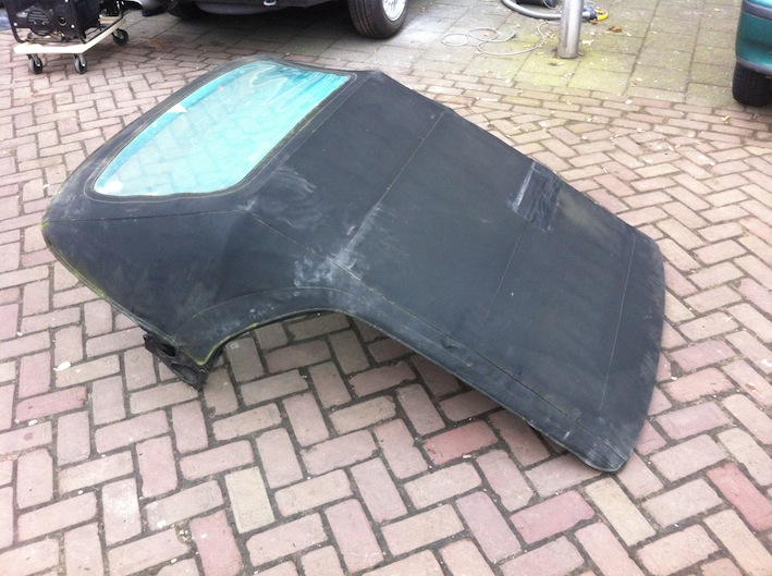 Cabrio dak ligt er inmiddels af